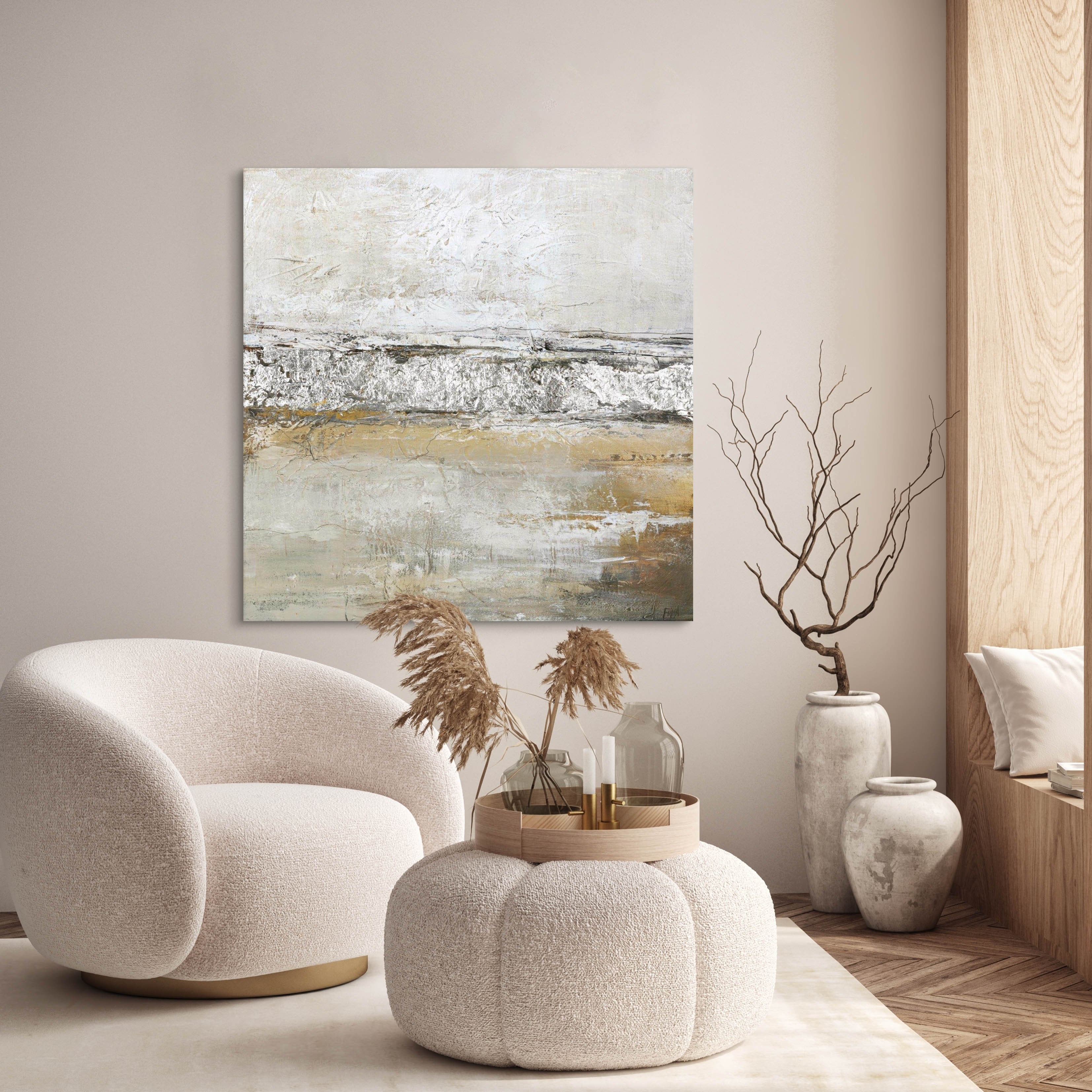 Freja / Lage limiet zilver | HANDGEMAAKT SCHILDERIJ