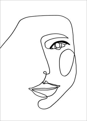 Gezichtslijn 1 | POSTER