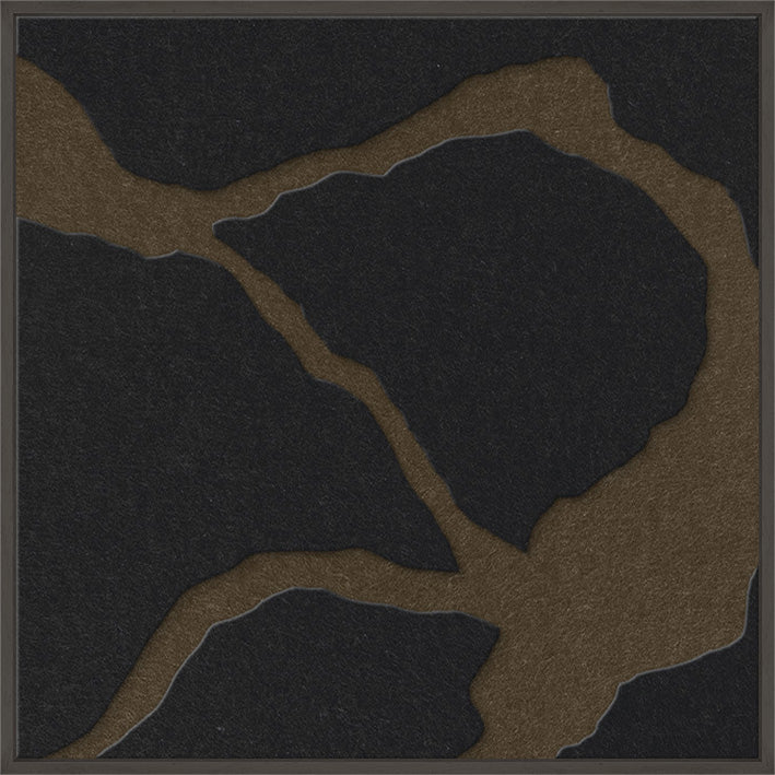 Quiet Friction square 2 | ACOUSTIC ART | Black