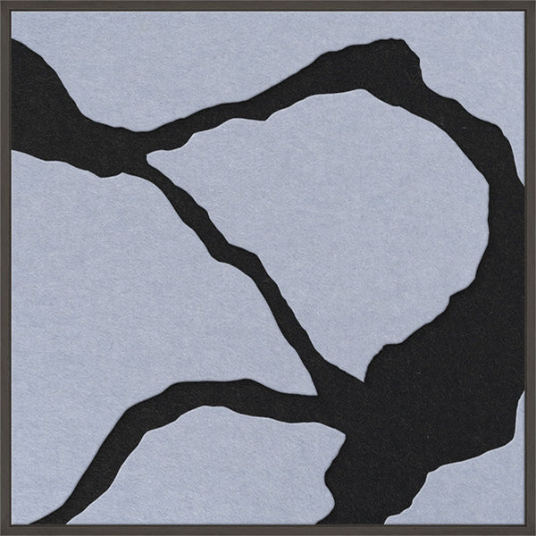 Quiet Friction square 2 | ACOUSTIC ART | Black