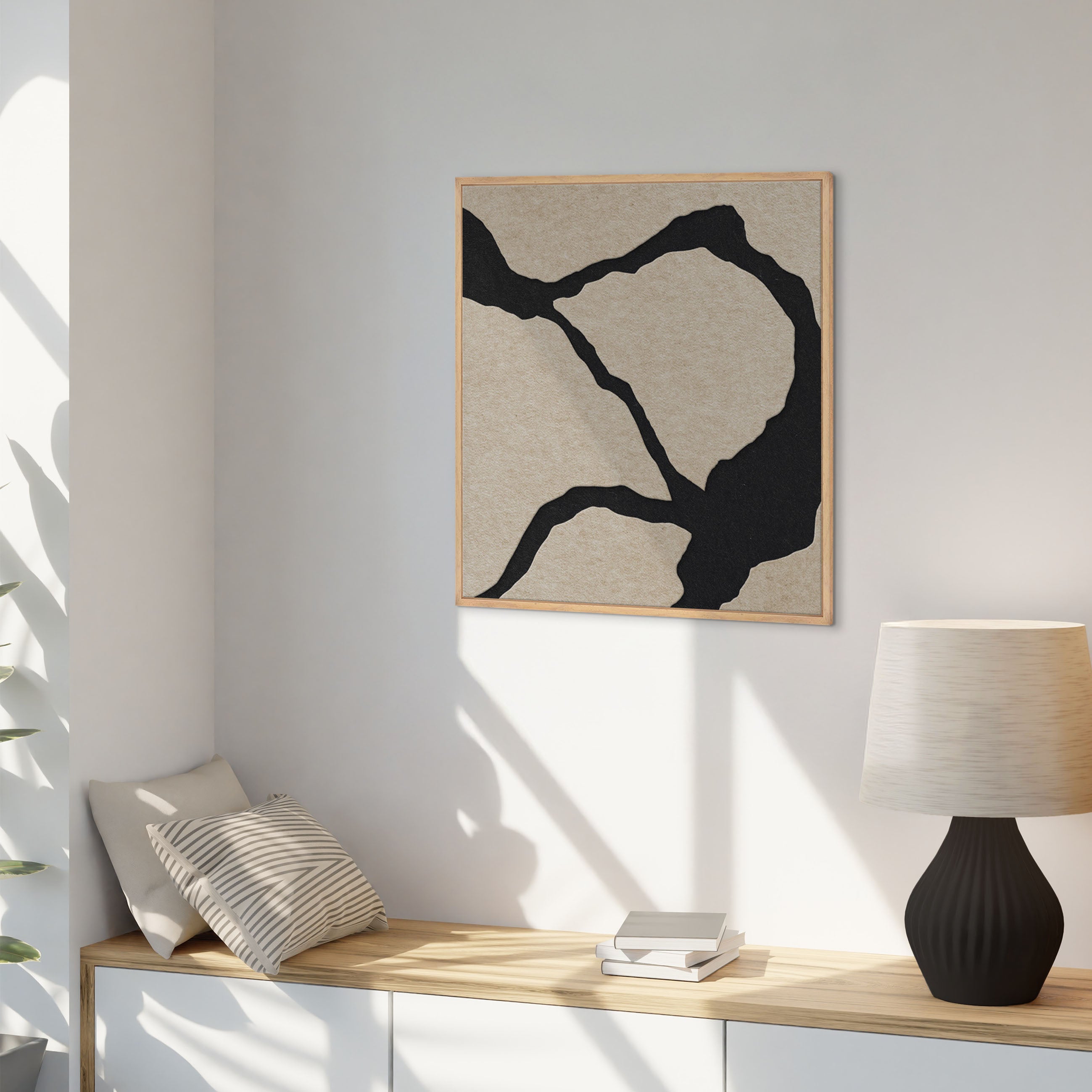 Quiet Friction square 2 | ACOUSTIC ART | Oak