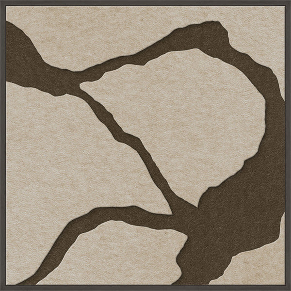 Quiet Friction square 2 | ACOUSTIC ART | Black