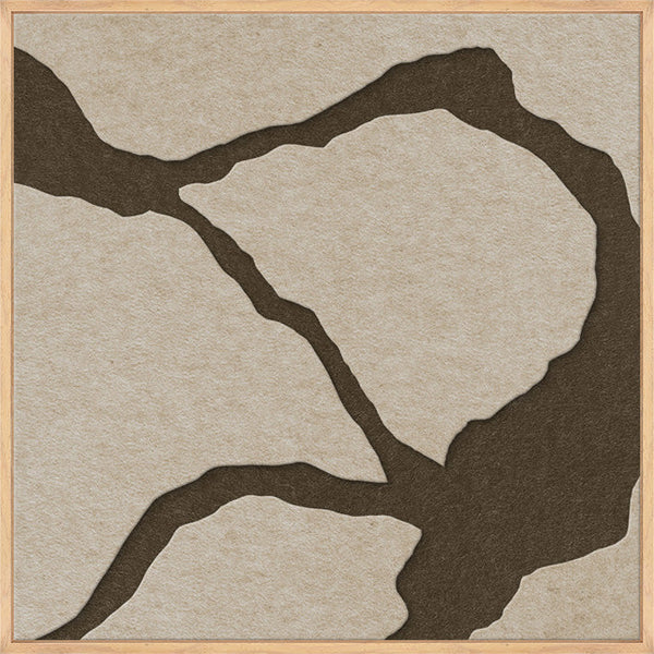 Quiet Friction square 2 | ACOUSTIC ART | Oak