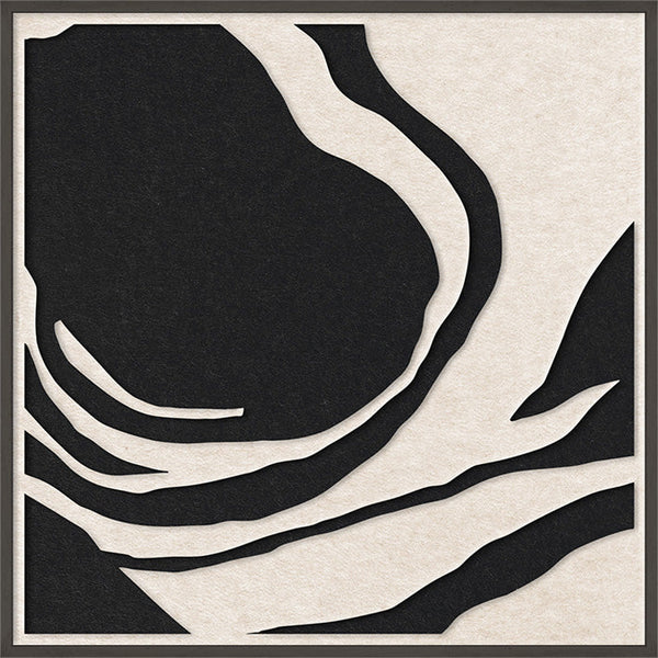 Silent Whisper square 2 | ACOUSTIC ART | Black