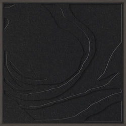 Silent Whisper square 1 | ACOUSTIC ART | Black