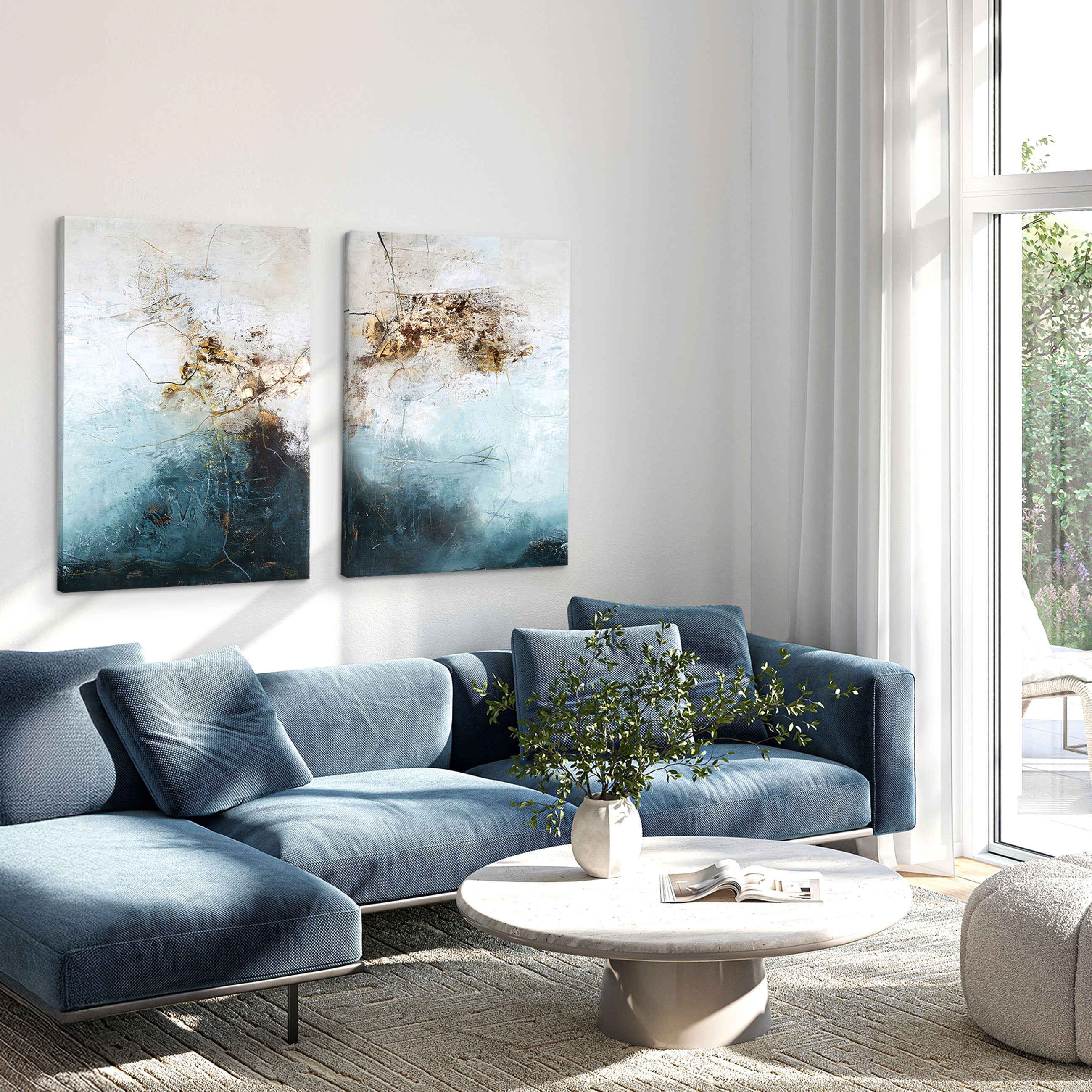 Freja / Blanche 4 | Handgemaakt schilderij