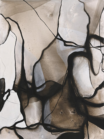 Ruwe essentie | Unika schilderen 90x120