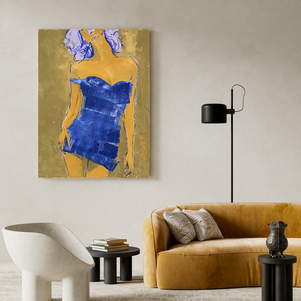 Ruwe essentie | Unika schilderen 90x120