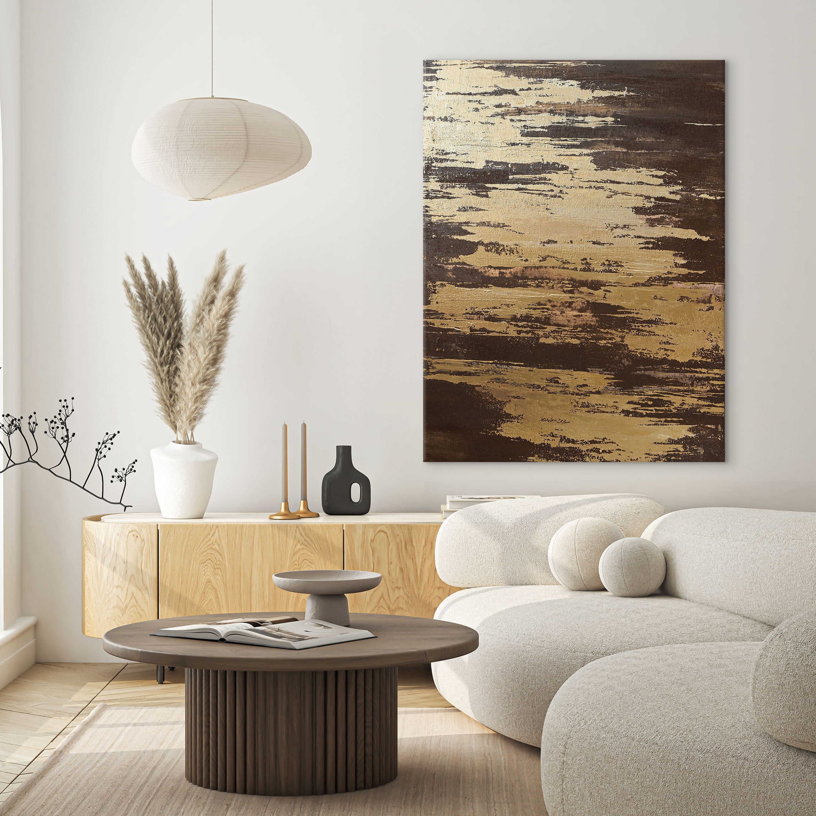 Ruwe essentie | Unika schilderen 90x120