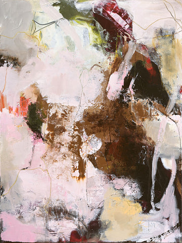 Ruwe essentie | Unika schilderen 90x120