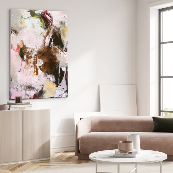Ruwe essentie | Unika schilderen 90x120