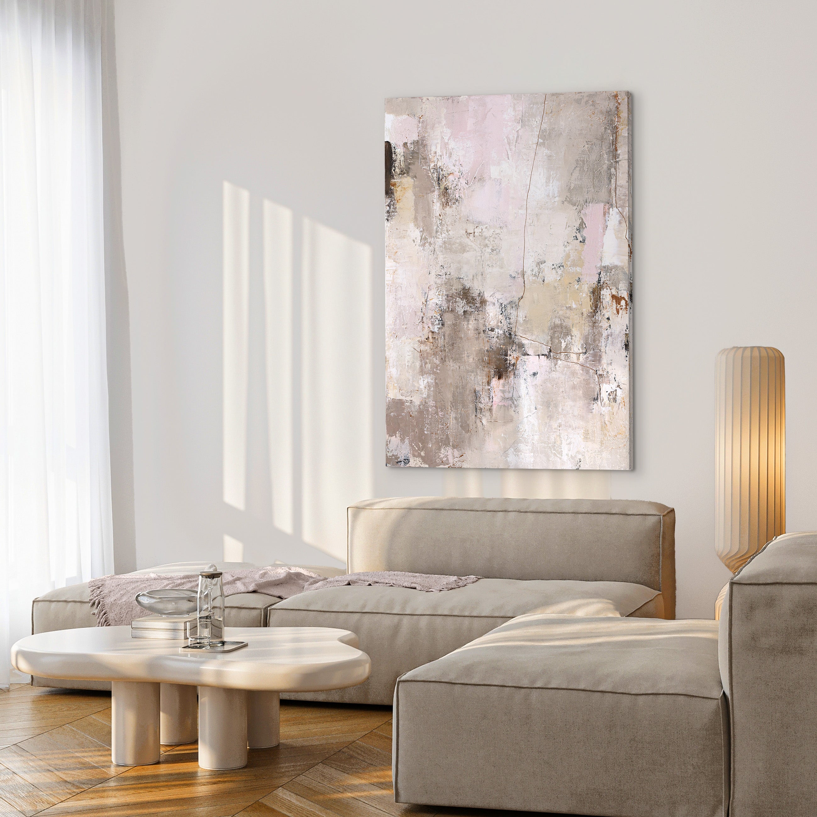 Ruwe essentie | Unika schilderen 90x120