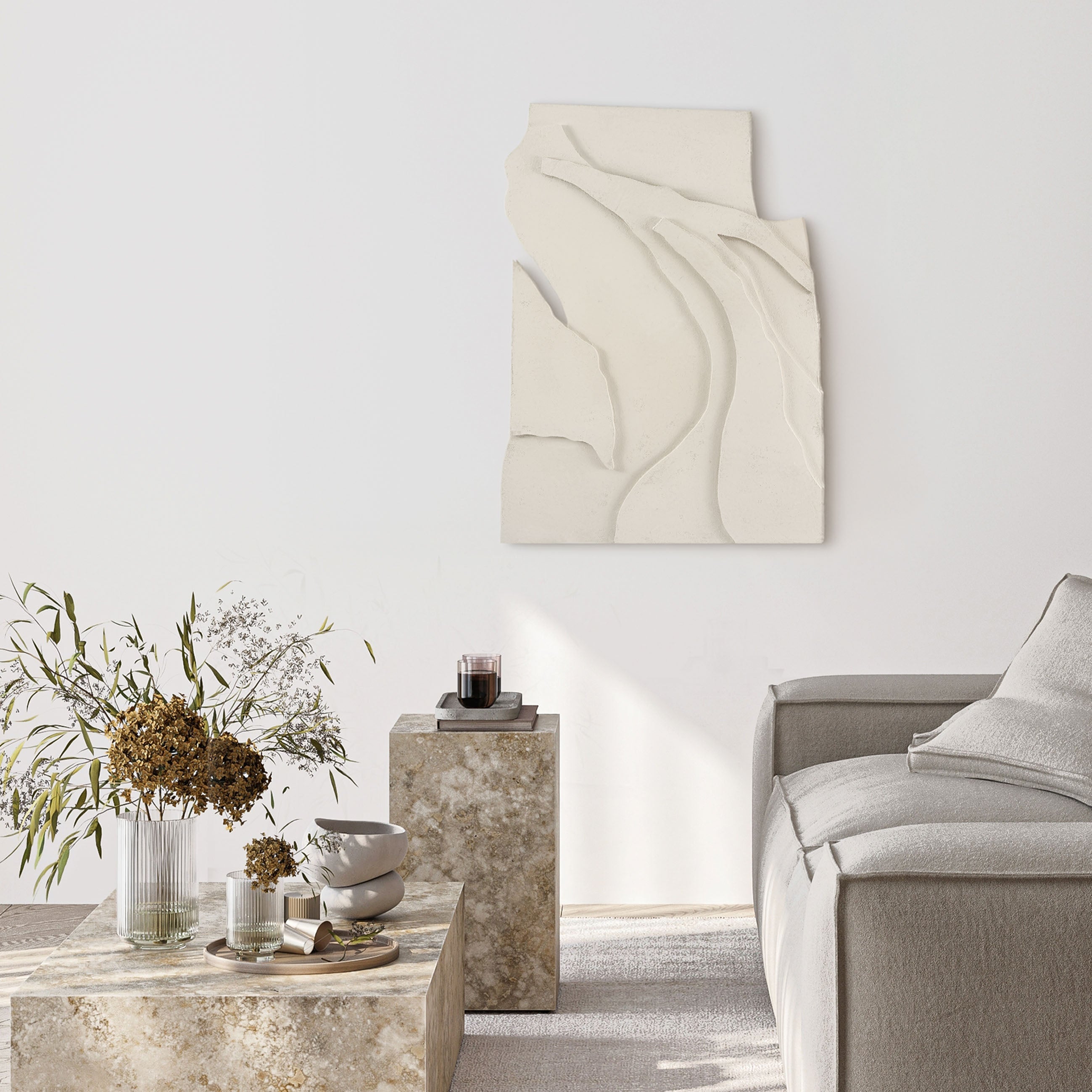 Ruwe essentie | Unika schilderen 90x120