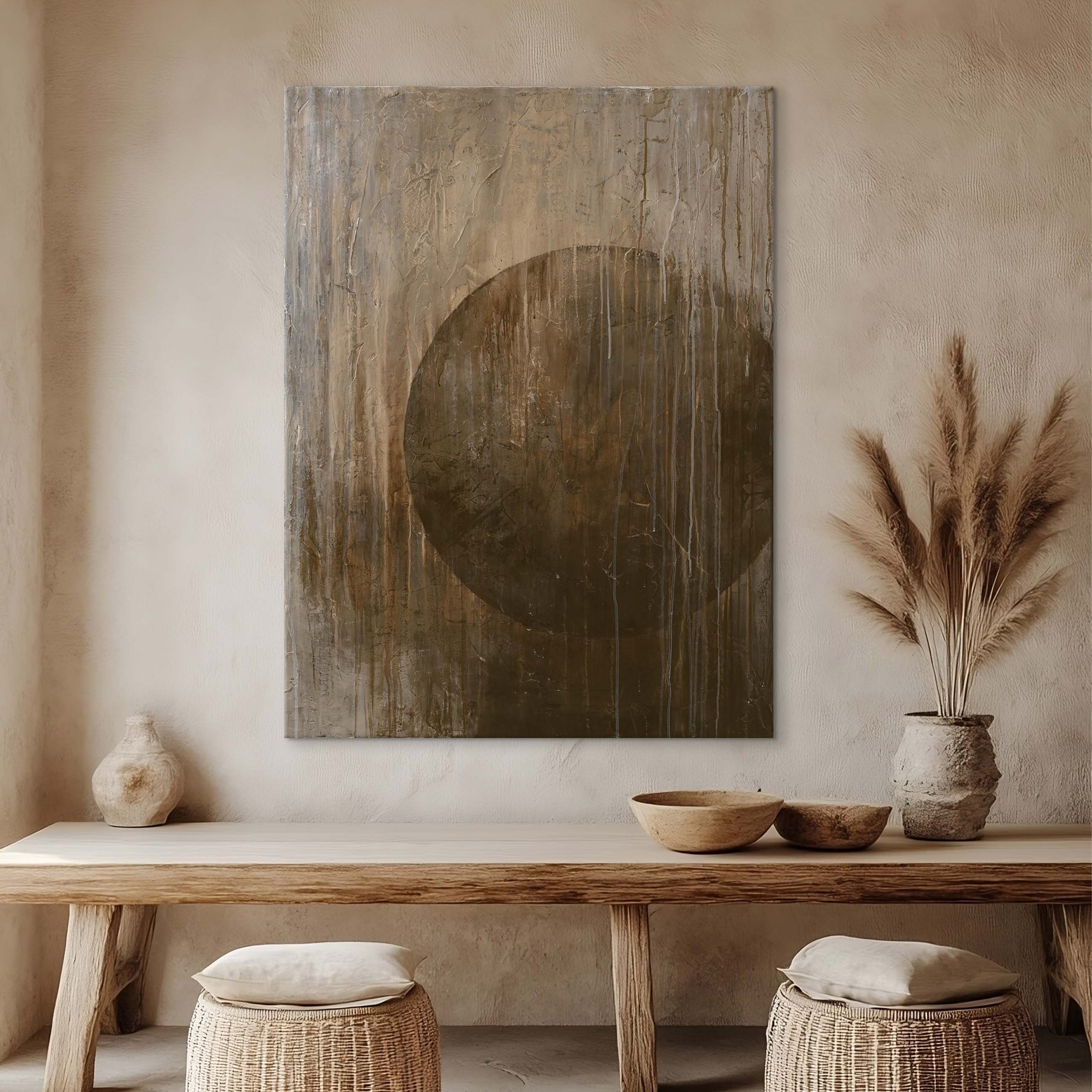 Ruwe essentie | Unika schilderen 90x120