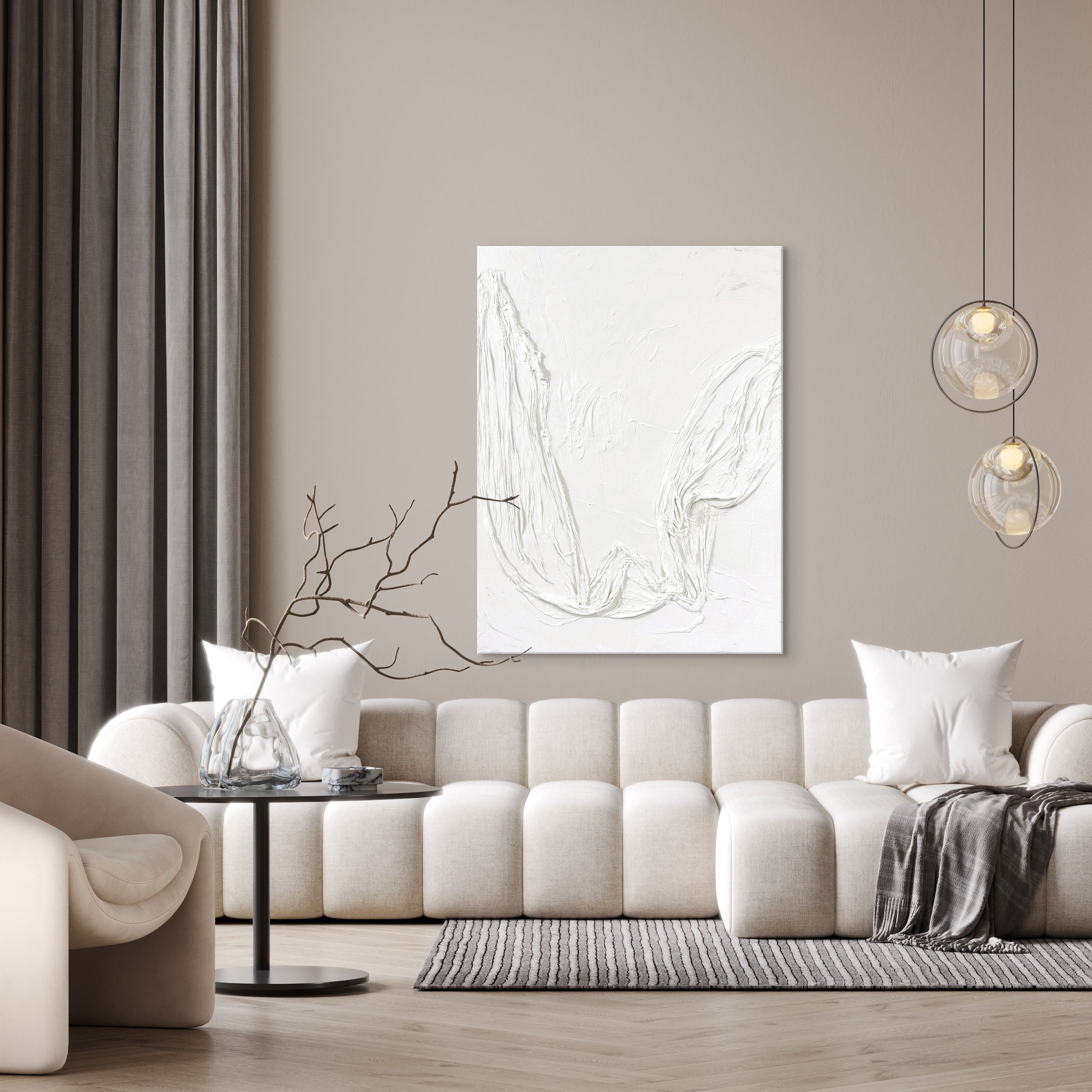 Ruwe essentie | Unika schilderen 90x120