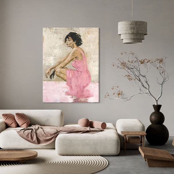 Aanraking van de aarde | UNIKA SCHILDERIJ 90x120