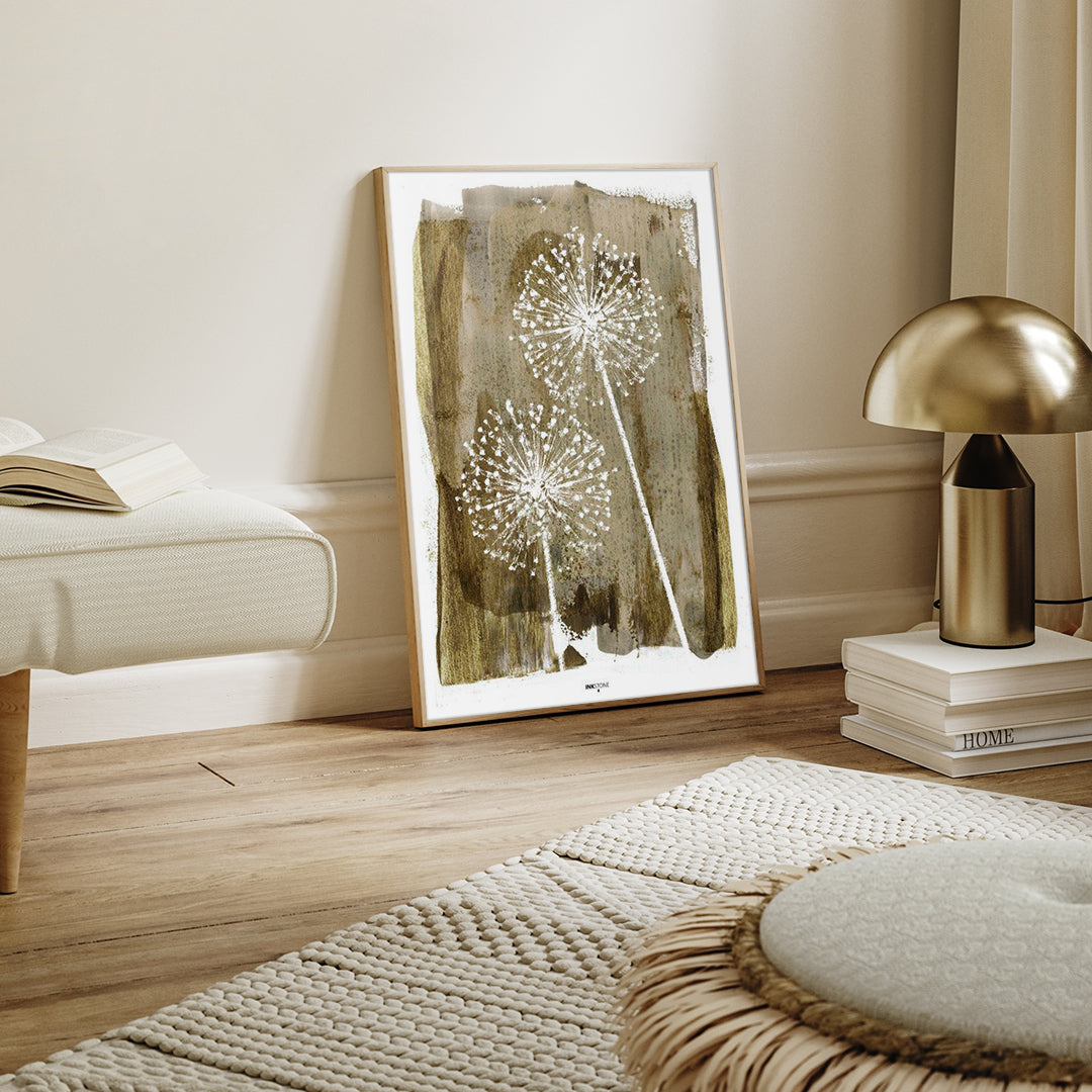 Witte paardenbloem | POSTERBORD