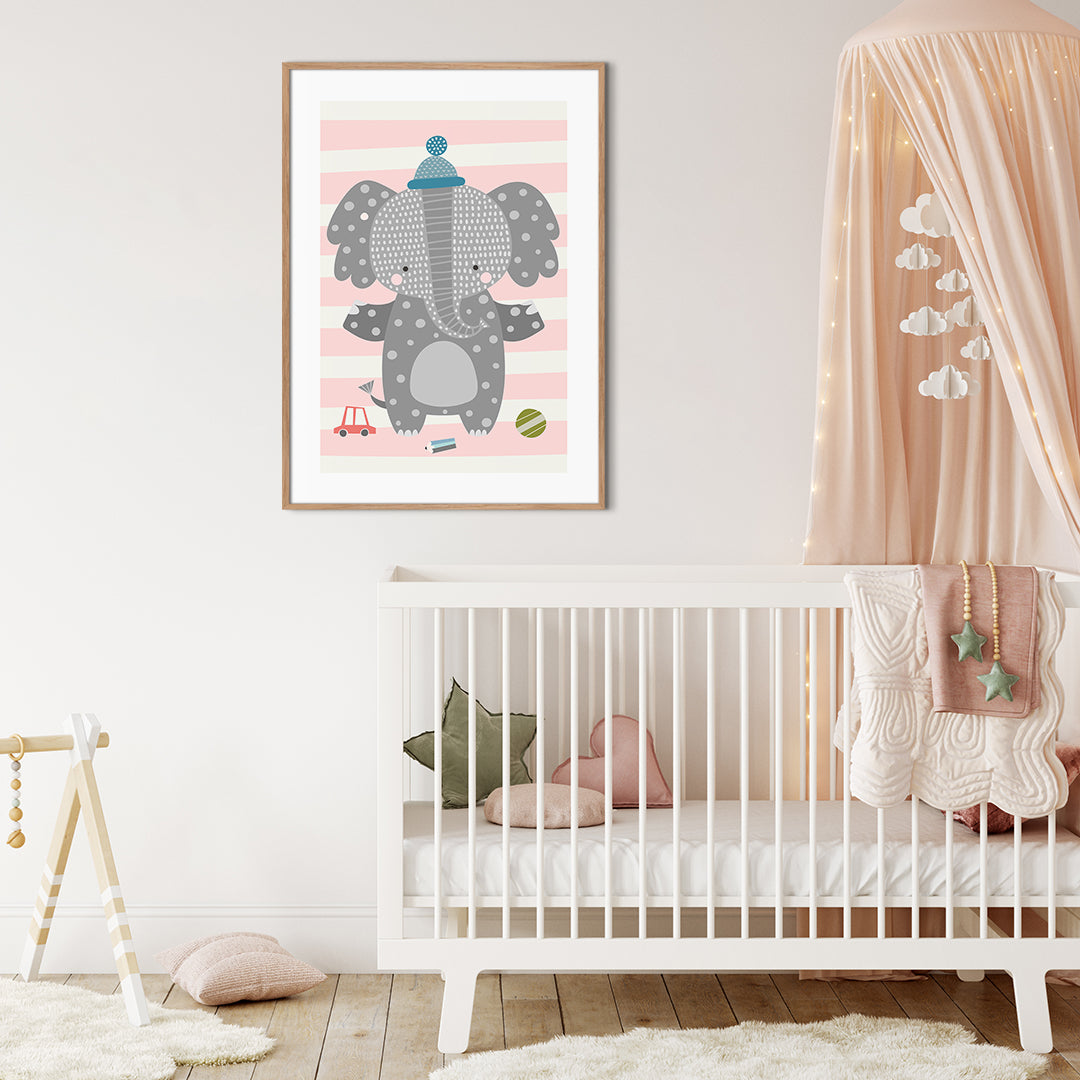 Happy Elephant | POSTER BOARD
