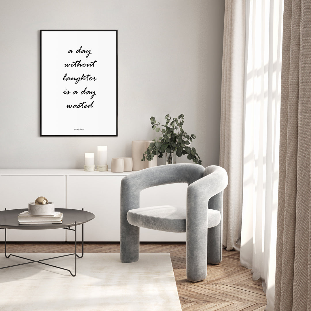 Zonder gelach | POSTERBORD