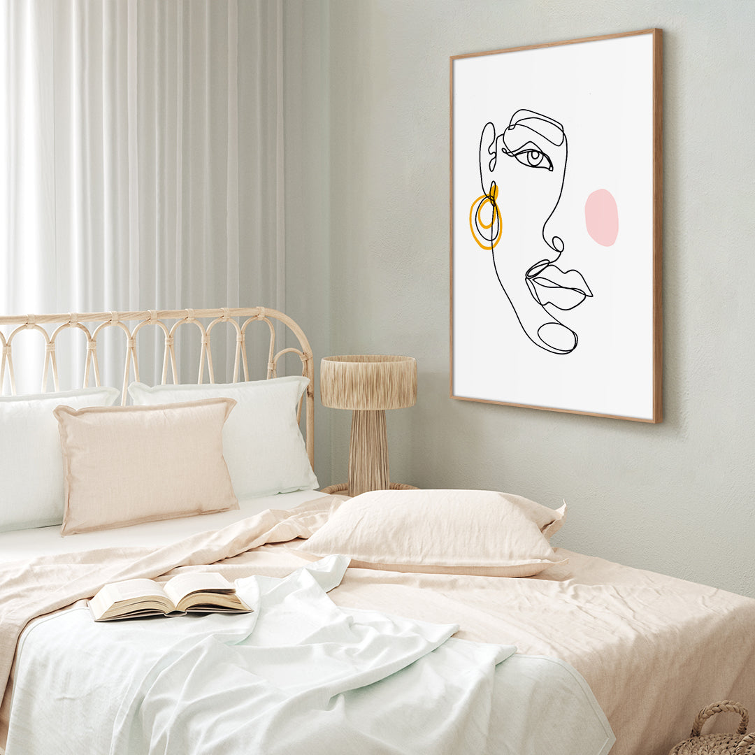 Gezichtslijn 3 | POSTERBORD