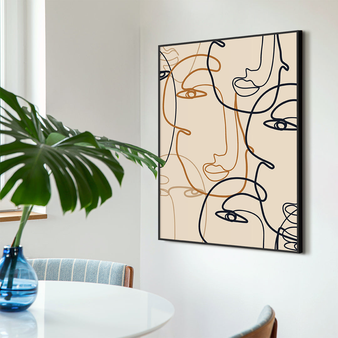 Abstract Lines 1 | POSTER BOARD