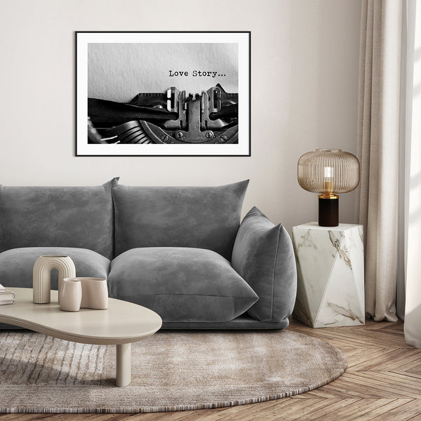 Vintage liefdesverhaal | Poster
