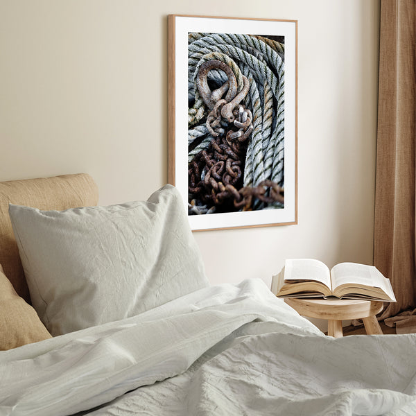 Blauw touw | POSTERBORD