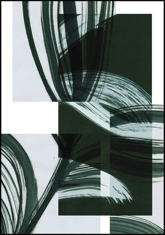 Vierkant groen 1 | Poster