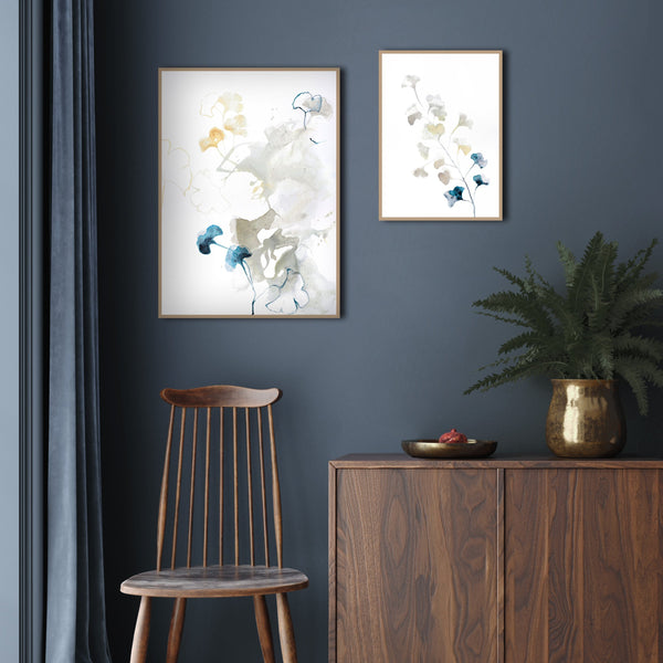 Blauwe lente | POSTERBORD