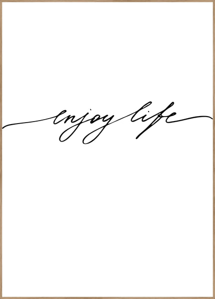 Geniet van het leven | Poster