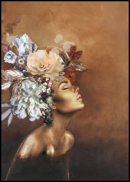 Goud Couture 3 | POSTERBORD