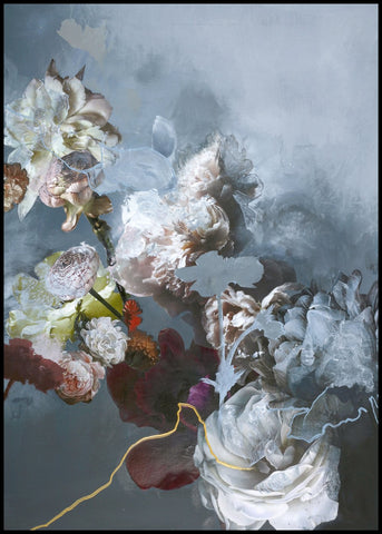 Haute Couture-blauw | POSTERBORD