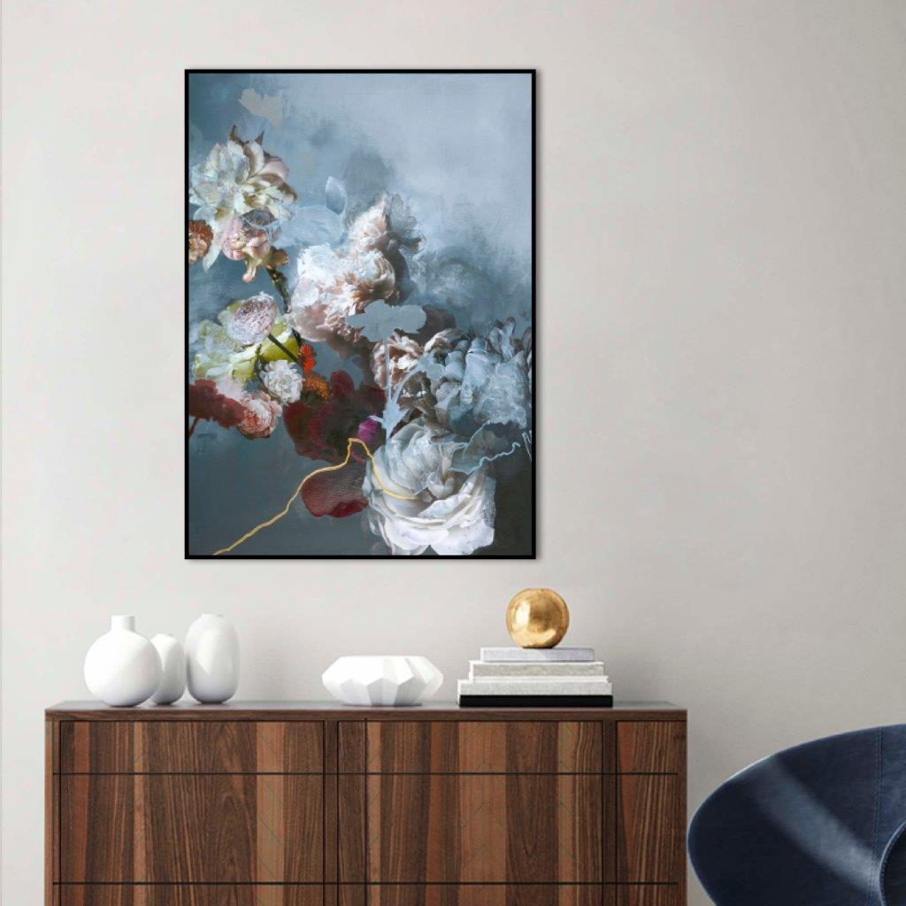 Haute Couture-blauw | POSTERBORD