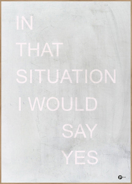 In that situation | POSTER BOARD