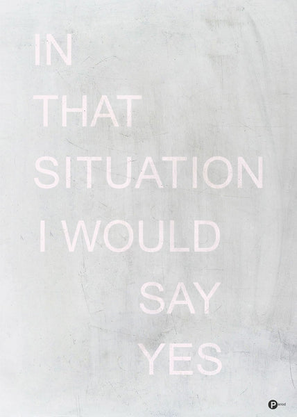 In that situation | POSTER BOARD