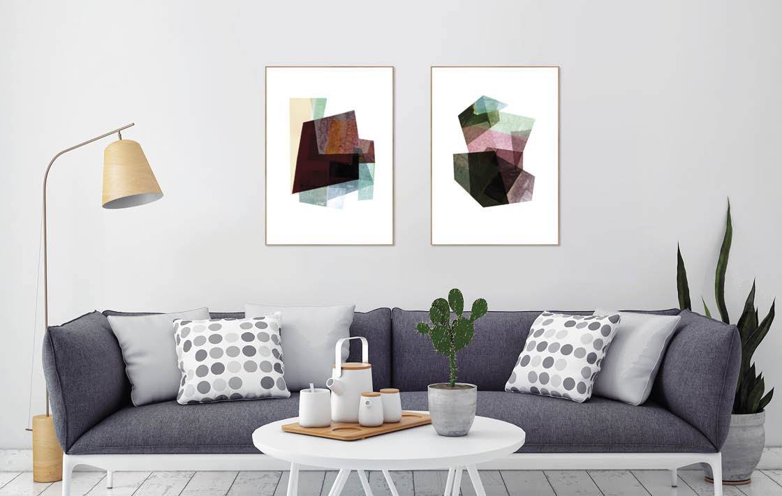 Vierkante Tuin 1 | POSTERBORD