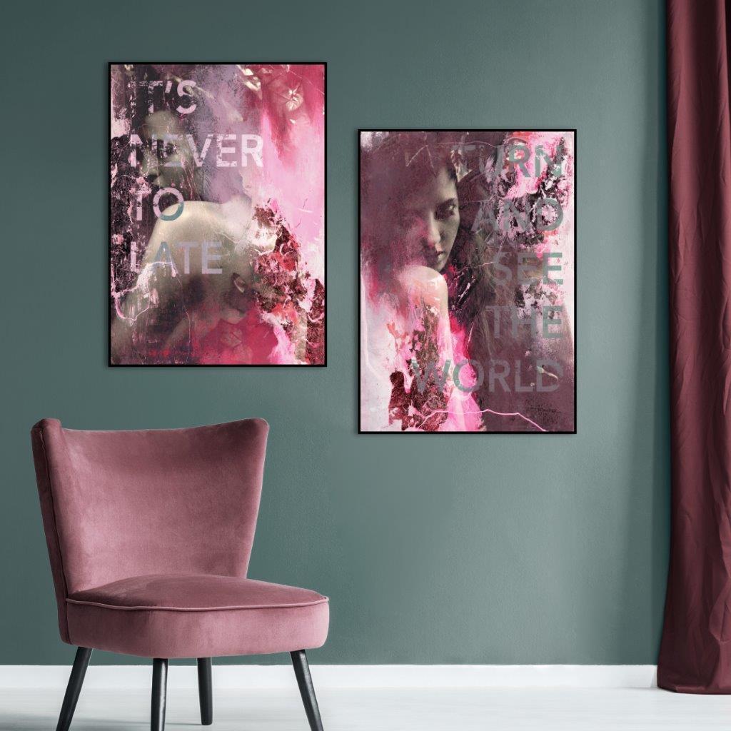 Het is nooit te laat | POSTERBORD