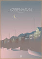 Kopenhagen Nyhavn | POSTERBORD