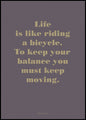 Het leven is als | POSTERBORD