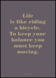 Het leven is als | Poster