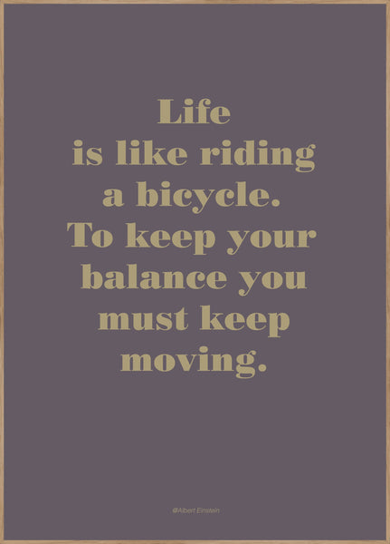 Het leven is als | Poster