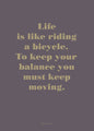 Het leven is als | POSTER