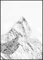 Bergtop wit | POSTERBORD