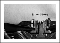 Vintage liefdesverhaal | Poster