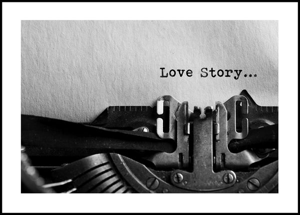Vintage liefdesverhaal | Poster