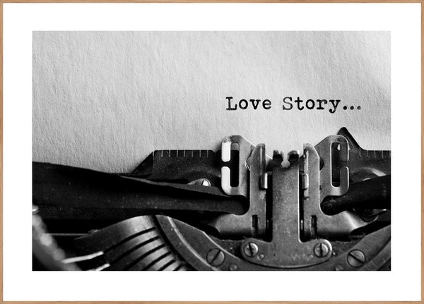Vintage liefdesverhaal | Poster