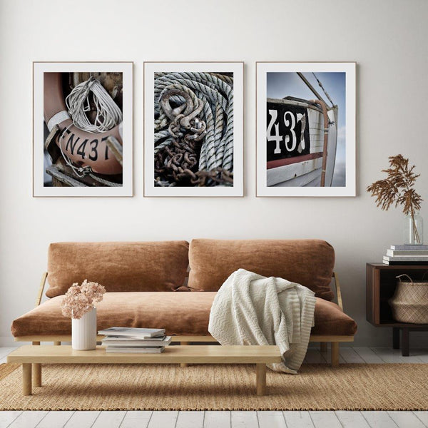 Blauw touw | POSTERBORD