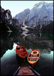 Bij het meer | POSTERBORD