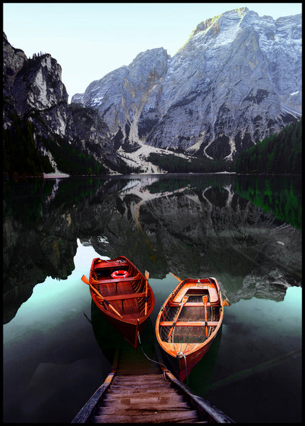 Bij het meer | POSTERBORD