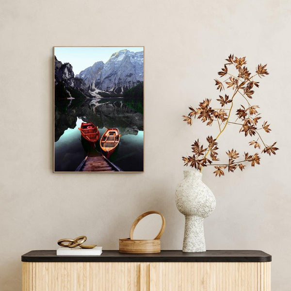 Bij het meer | POSTERBORD